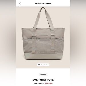 Everyday Tote by Gymshark - mushroom grey